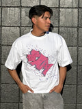 Pink on White OG Samussy T-Shirt
