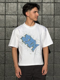Blue on White OG Samussy T-Shirt