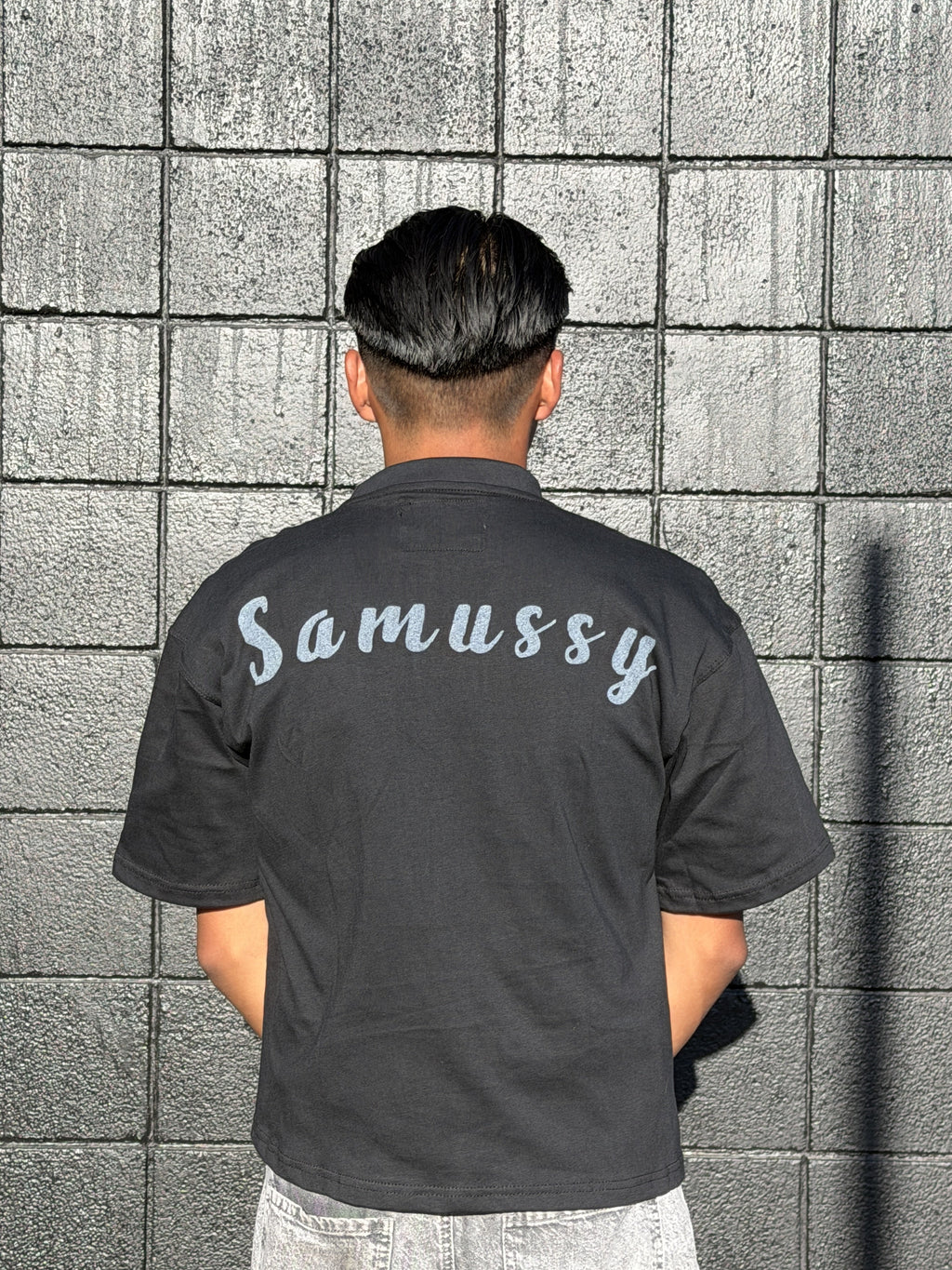 Pink on Black OG Samussy T-shirt